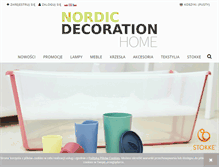 Tablet Screenshot of nordicdecoration.com